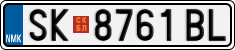 License plate of North Macedonia, Regular plates (2012)
