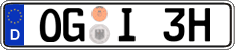 German license plate, Plates for oldtimers (type 