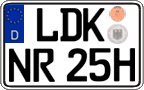 German license plate, Plates for oldtimers (type 