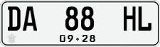 License plate of Indonesia, Regular plates