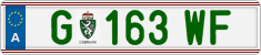 License plate of Austria, Regular plates