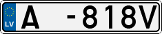 License plate of Latvia, Trailers