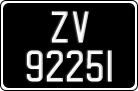 License plate of Ireland, Oldtimers