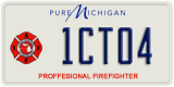 Michigan, Specialty plates (1AB23)