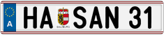 License plate of Austria, Vanity Plates