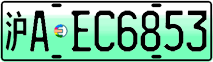 License plate of China, Electric vehicles