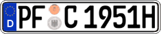 German license plate, Plates for oldtimers (type 