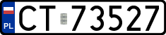 License plates of Poland, Regular car plates
