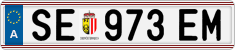 License plate of Austria, Regular plates