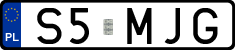 License plates of Poland, Vanity Plates