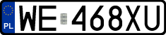 License plates of Poland, Regular car plates