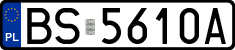 License plates of Poland, Regular car plates