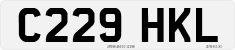 License plate of the United Kingdom, 1983 year system