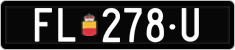 License plate of Liechtenstein, Dealer (with 