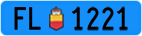 License plate of Liechtenstein, Work and fire vehicles (blue)