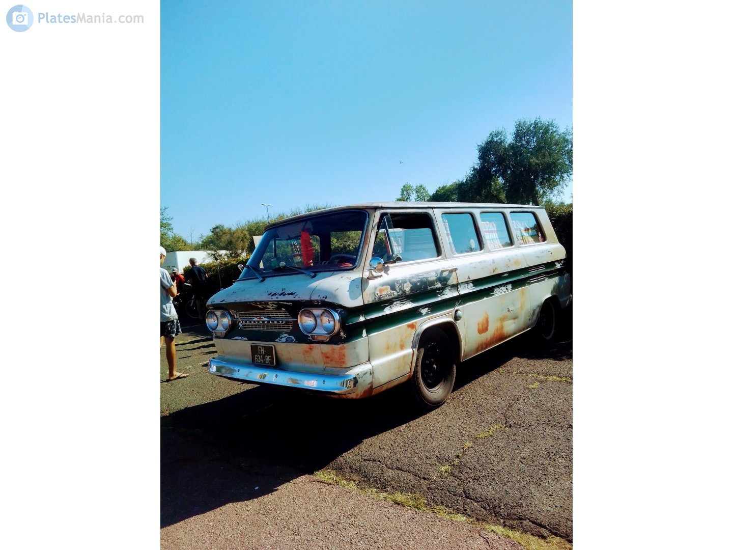 FH-634-BF, Chevrolet Corvair 1st gen (95/Corvan/Greenbrier) Van (R12; Z-body), 1961–1965
