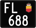 License plate of Liechtenstein, Motorcycles