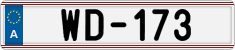 License plate of Austria, Diplomatic