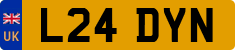 License plate of the United Kingdom, 1983 year system