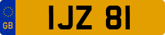 License plate of the United Kingdom, 1932 year system