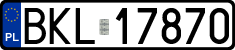 License plates of Poland, Regular car plates