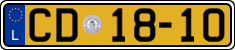 License plate of Luxembourg, Diplomatic