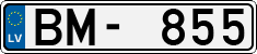 License plate of Latvia, Regular car plates