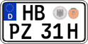 German license plate, Plates for oldtimers (type 