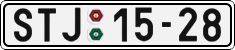 License plate of the Czech Republic, Cars (1960)