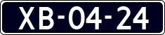 License plate of the Netherlands, Commercial Vehicles (1951-1994 system)