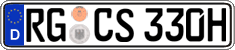 German license plate, Plates for oldtimers (type 