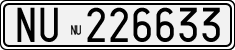 License plate of Italy, Cars (1927 year series)