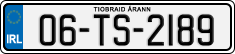 License plate of Ireland, Regular plates