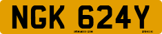 License plate of the United Kingdom, 1963 year system