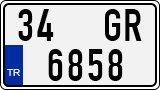 License plate of Turkey, Regular plates