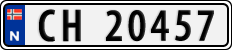 License plate of Norway, Cars