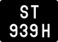 License plate of Malaysia, AB(C) 1(234) D