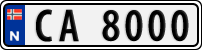 License plate of Norway, Trailers, motorcycles, special vehicles