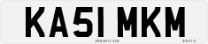 License plate of the United Kingdom, 2001 year system