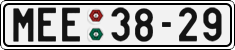 License plate of the Czech Republic, Cars (1960)