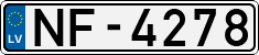 License plate of Latvia, Regular car plates