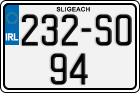 License plate of Ireland, Regular plates