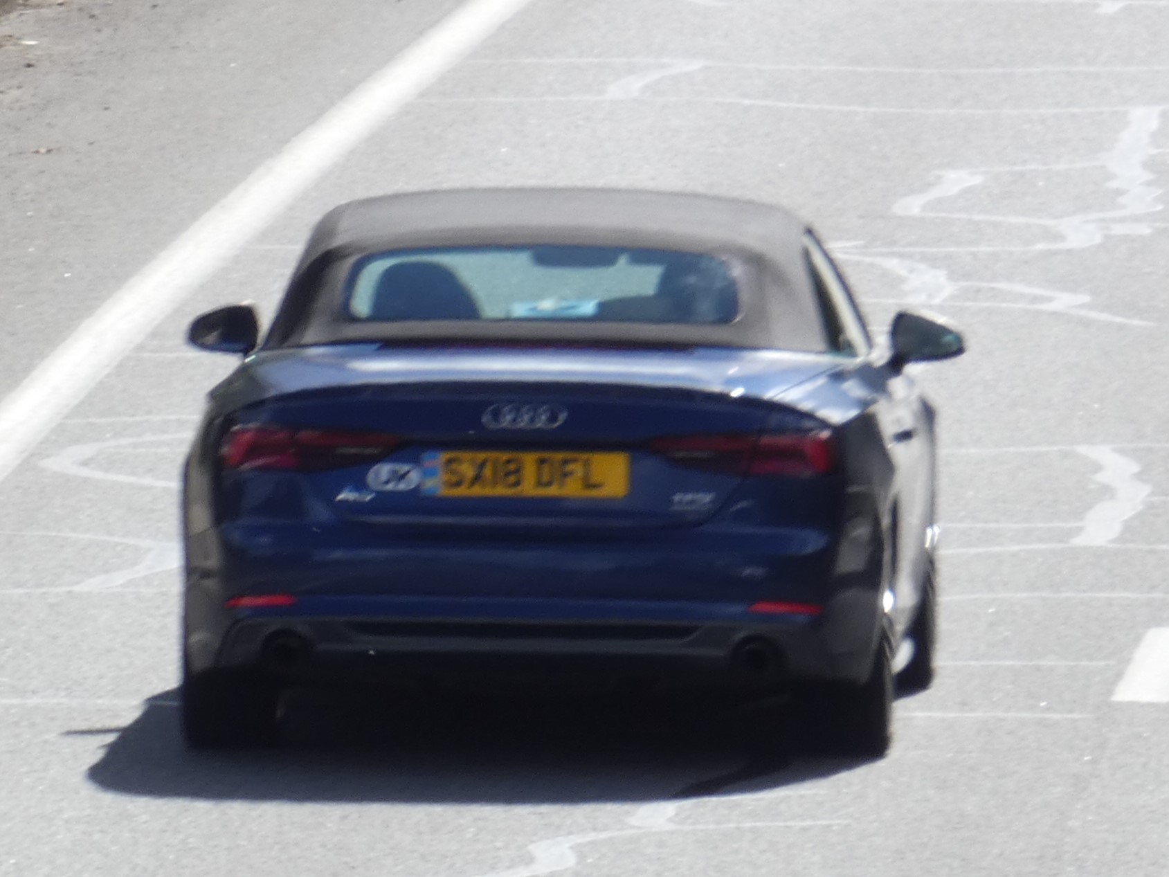 SX18DFL, Audi A5 2nd gen Cabriolet (B9/F57), 2016–2024