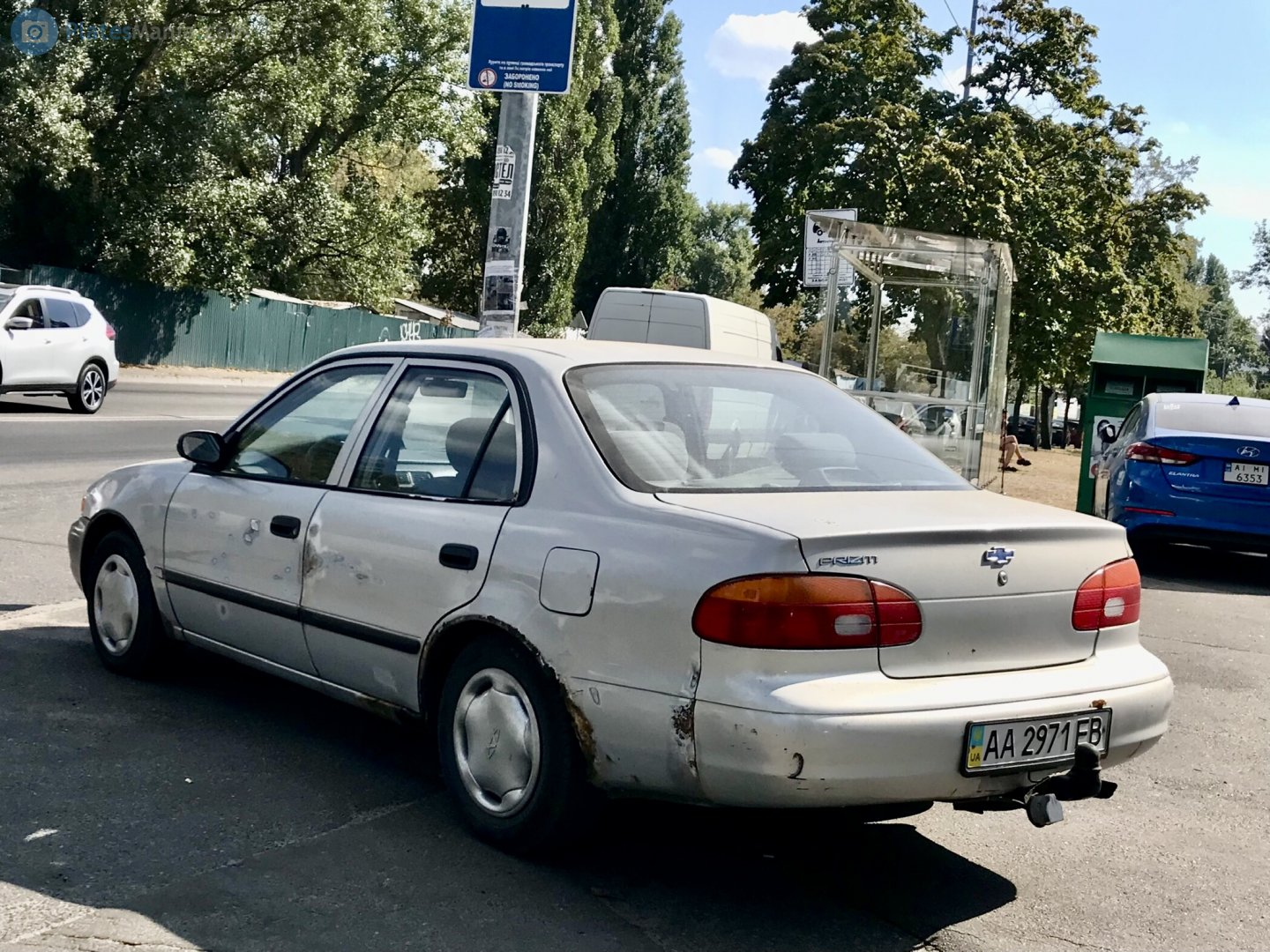 AA 2971 EB, Chevrolet Prizm 1st gen (E110; NA-market), 1997–2001