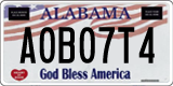 Alabama, God Bless America (1234AB5)