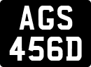 License plate of the United Kingdom, 1963 year system