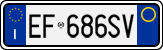 License plate of Italy, Cars (1994 year series)