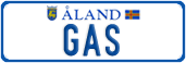 License plate of Åland, Vanity Plates