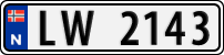 License plate of Norway, Trailers, motorcycles, special vehicles