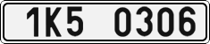 License plate of the Czech Republic, Cars (2001)